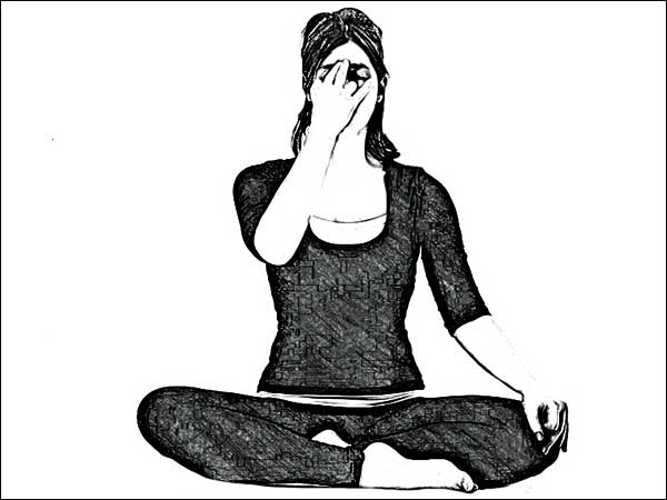 1. ચંદ્ર ભેદન પ્રાણાયમ :