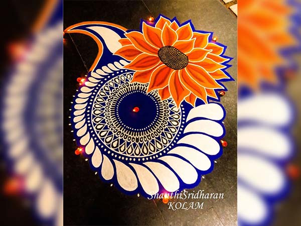 એબ્સટ્રૅક્ટ રંગોળી